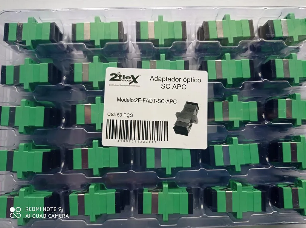 Adaptador Sc-apc Fibra Optica 2flex Homologado 50un